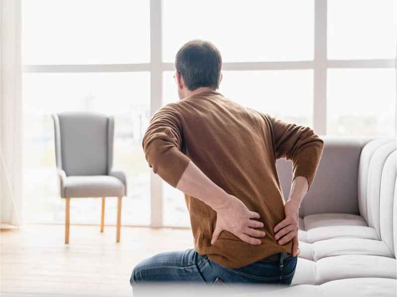 خوابیدن برای رفع قوز کمر