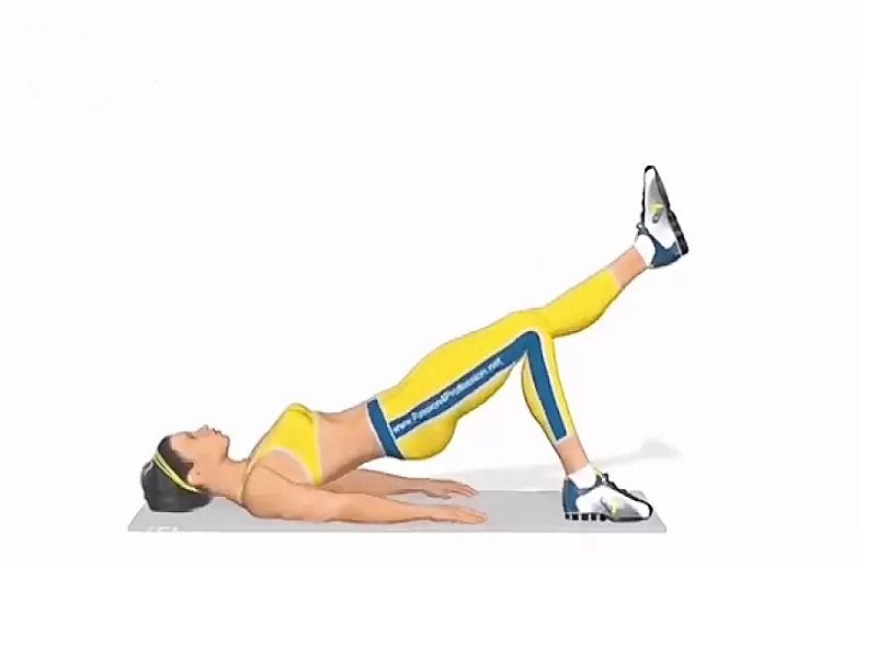 بریج تک پا (Single-Leg Bridge