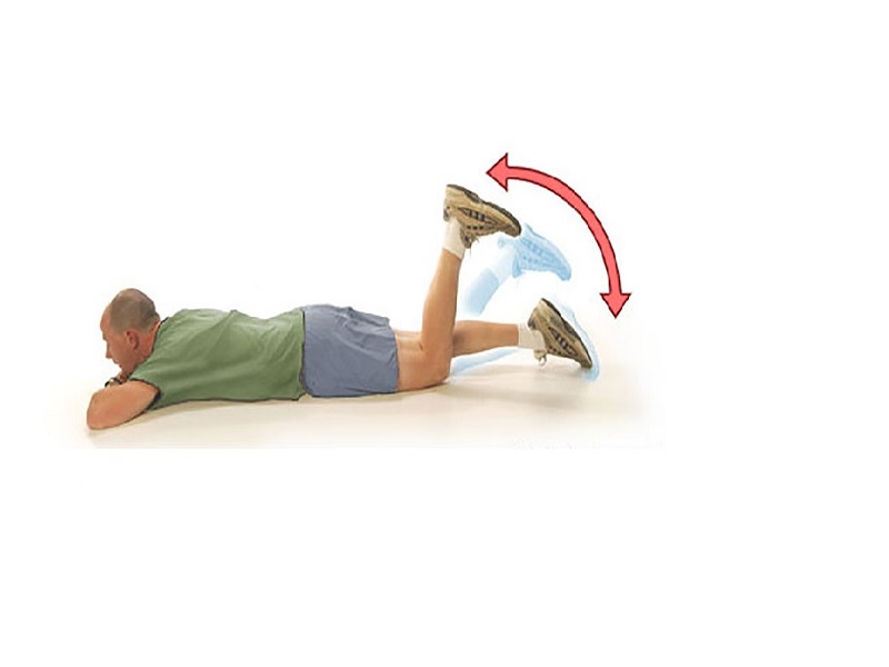 خم کردن زانو در حالت خوابیده (Prone Knee Flexion)